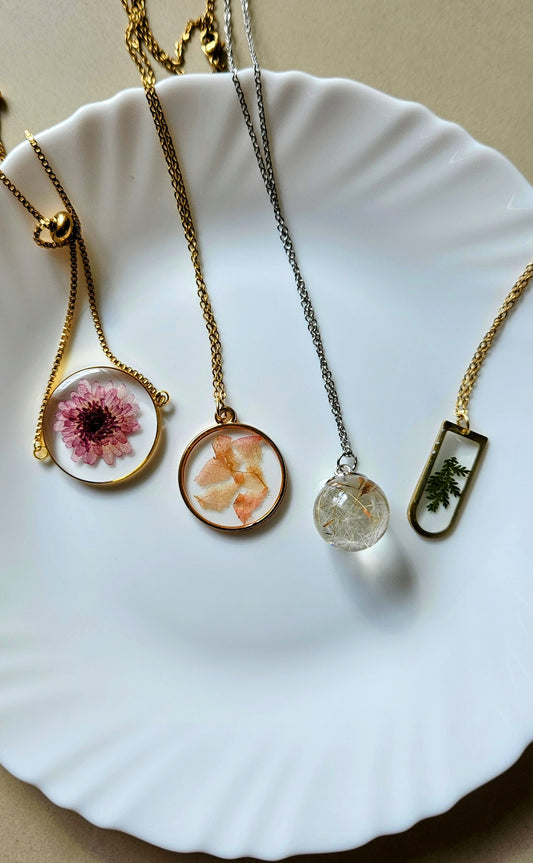 Preserving Nature's Elegance: Unveiling the Beauty of Our Real Flower Jewellery