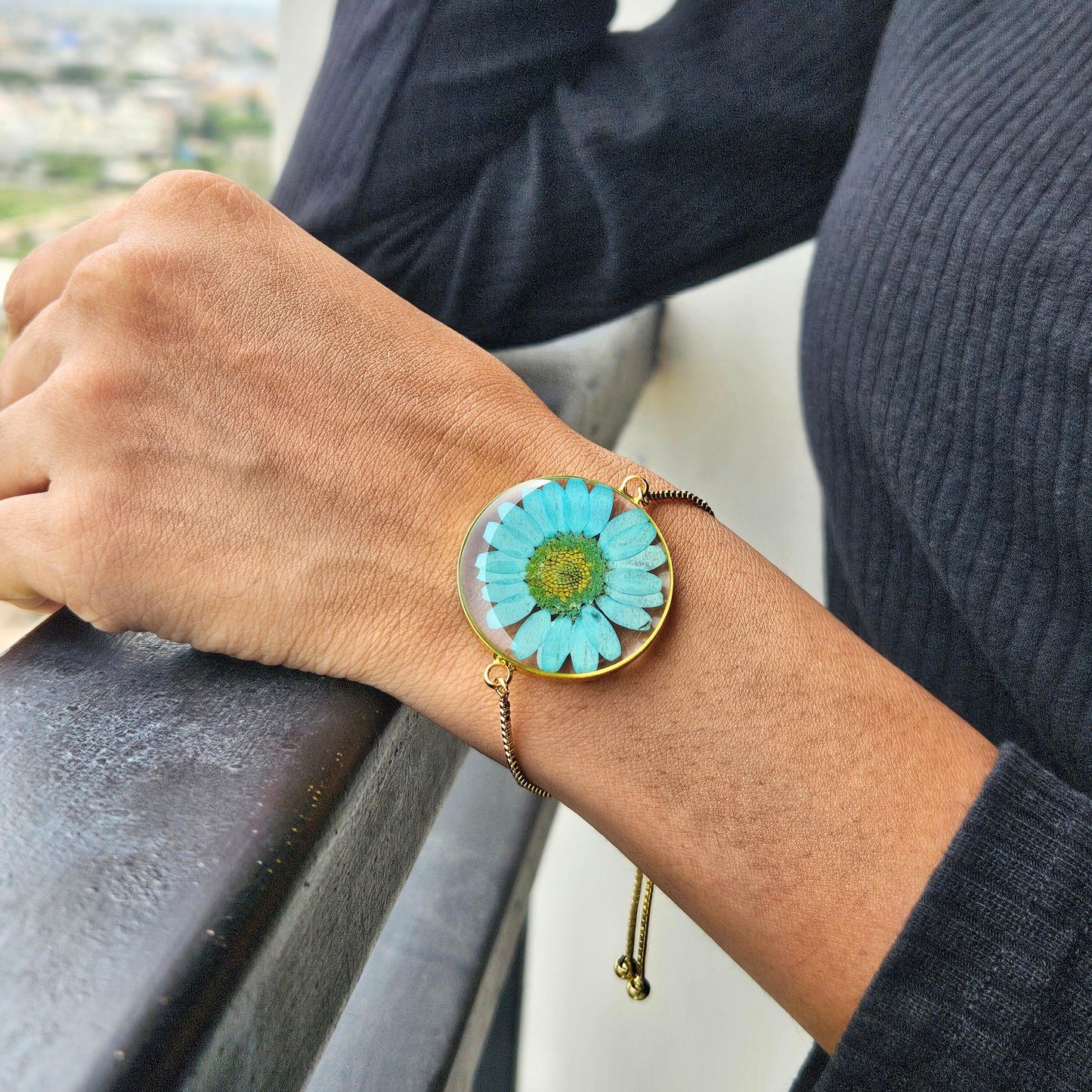 Daisy Bracelet Collection | Real Flower Jewellery