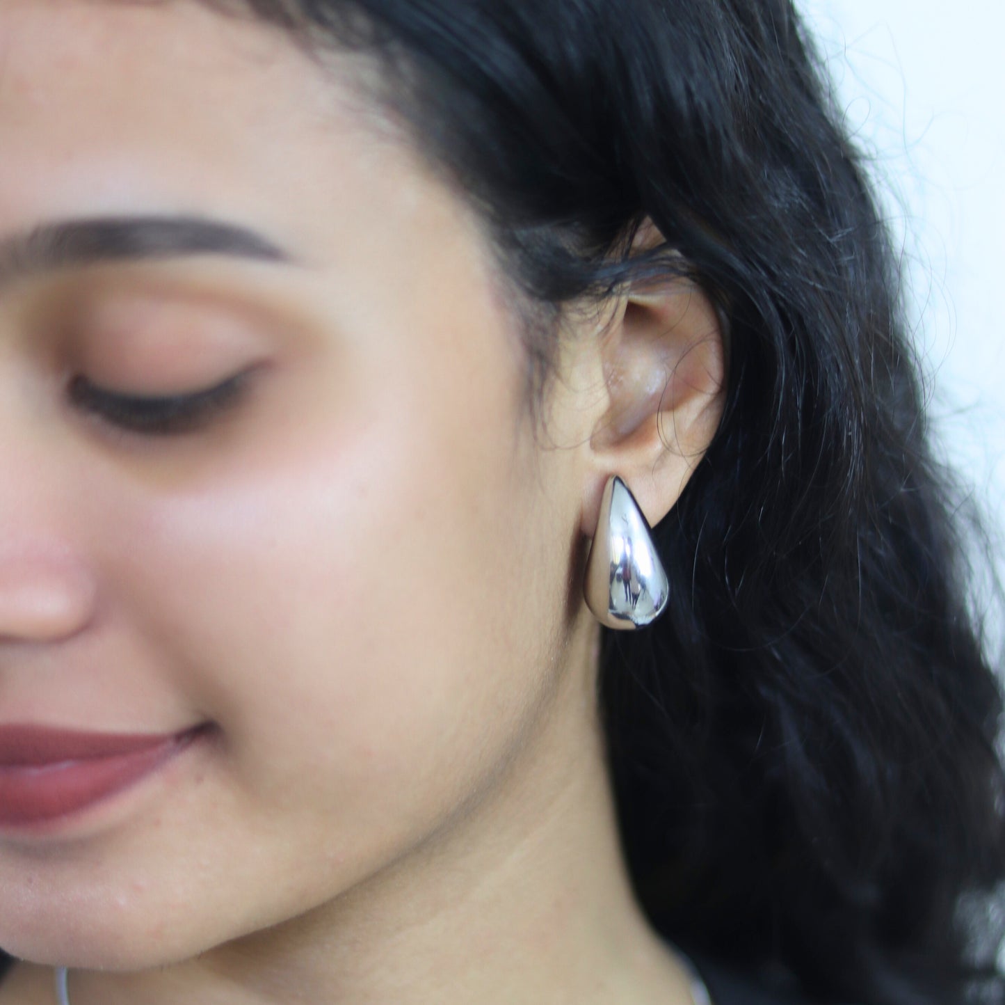 Celestial Curve Earrings | Waterproof Earrings for Women | Elnorah Jewellery