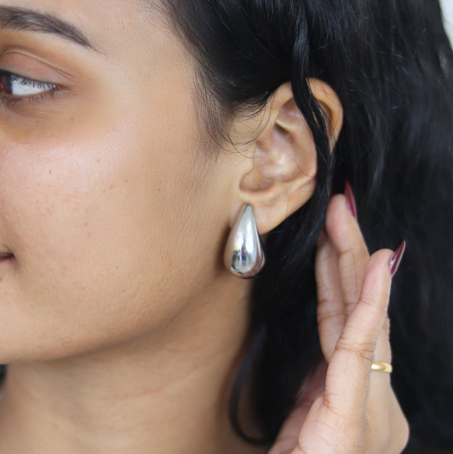 Celestial Curve Earrings | Waterproof Earrings for Women | Elnorah Jewellery