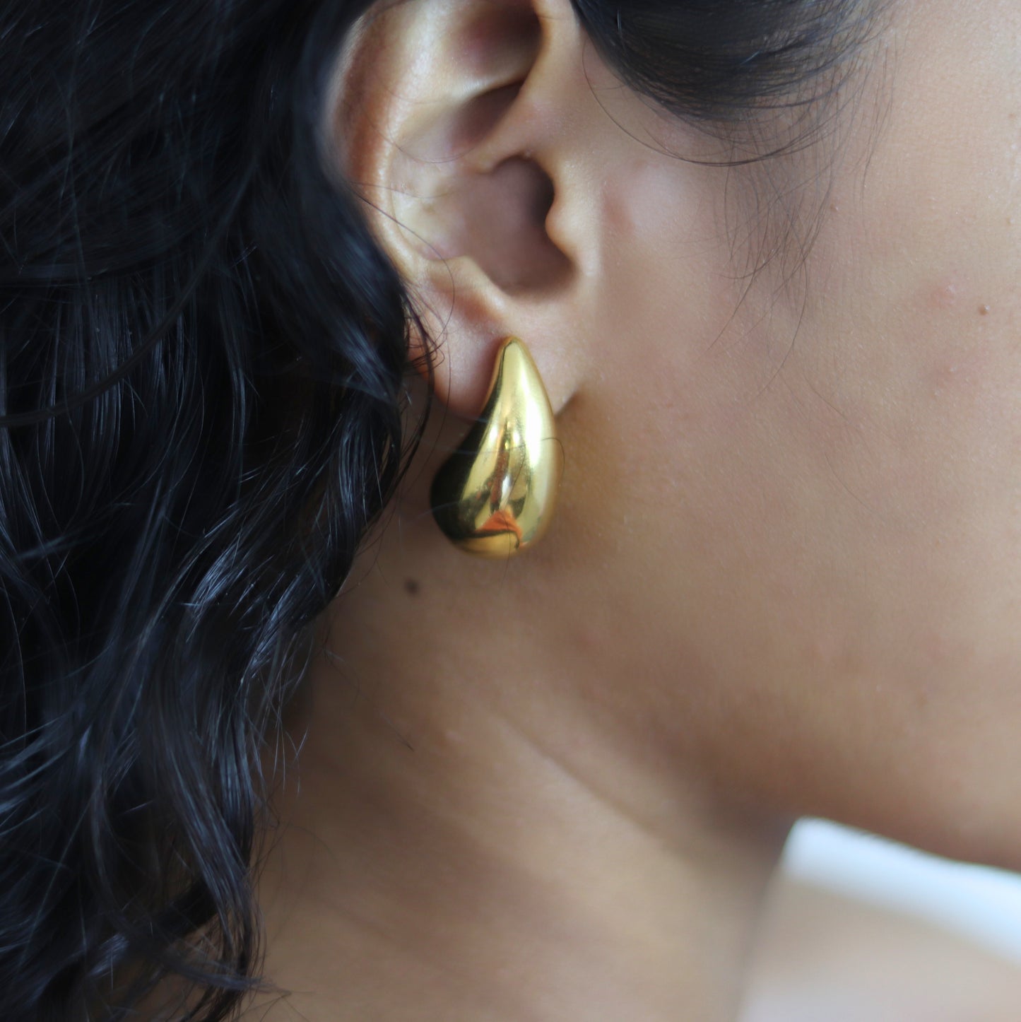 Celestial Curve Earrings | Waterproof Earrings for Women | Elnorah Jewellery