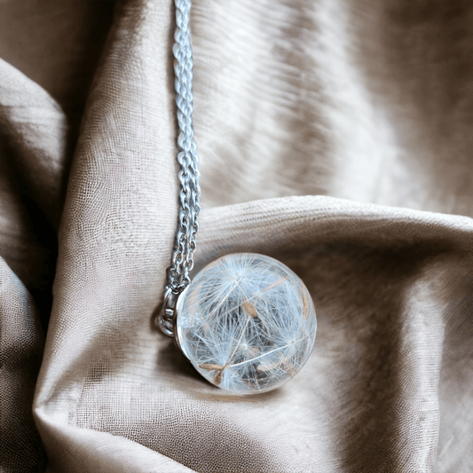 Dandelion Pendant | Real Flower Jewellery | Dandelion