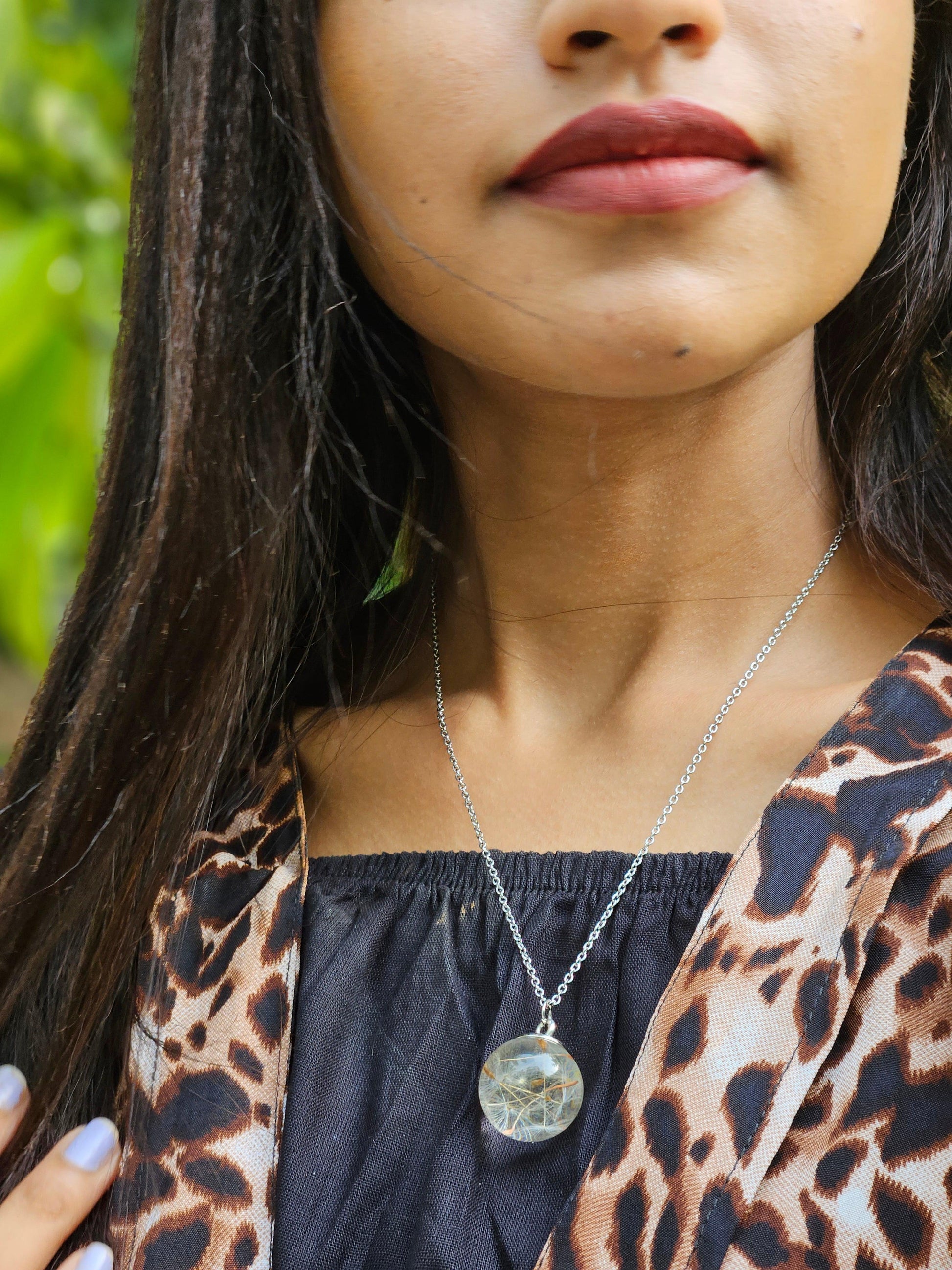 Dandelion Pendant | Real Flower Jewellery | Dandelion