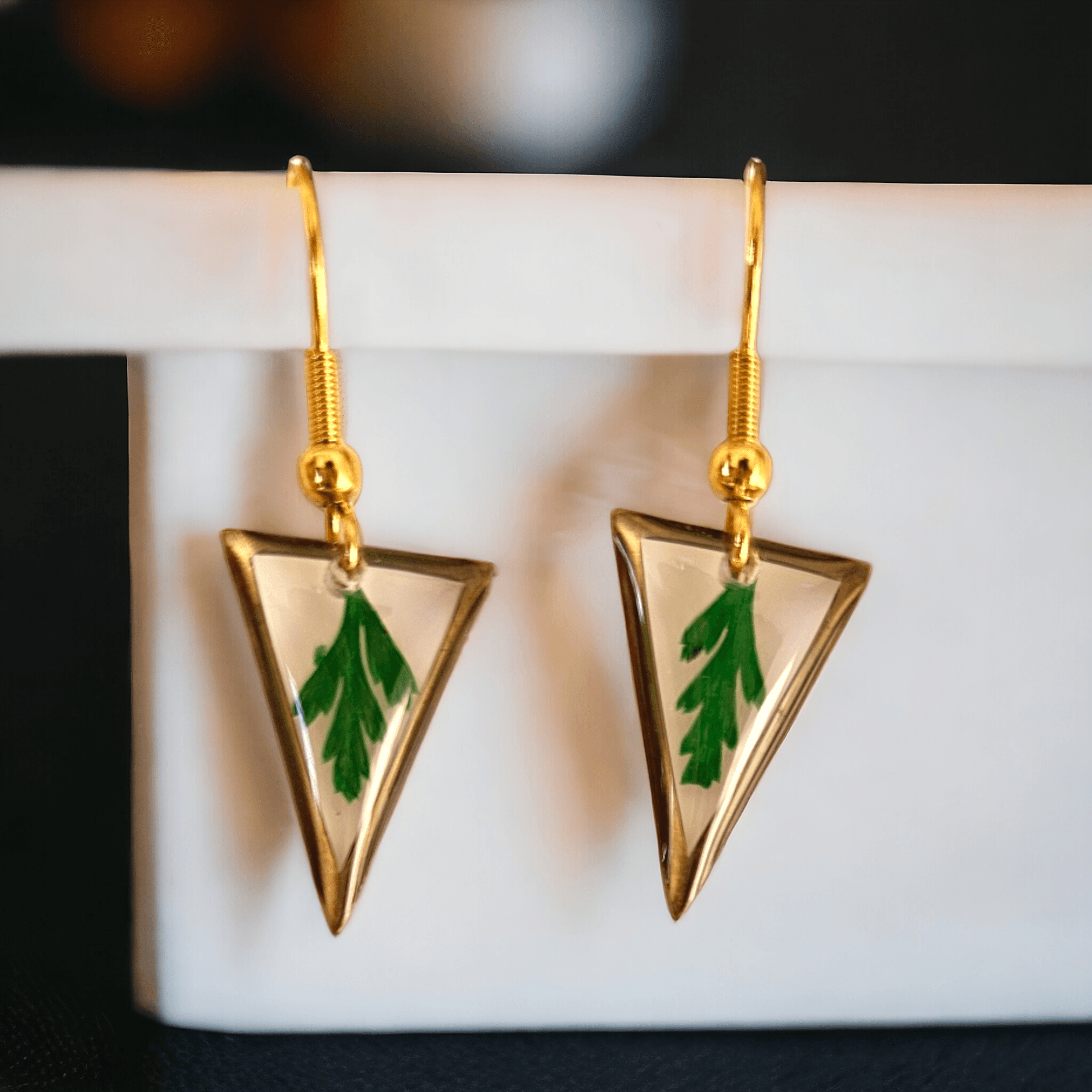 Fern Earrings | Real Flower Jewellery