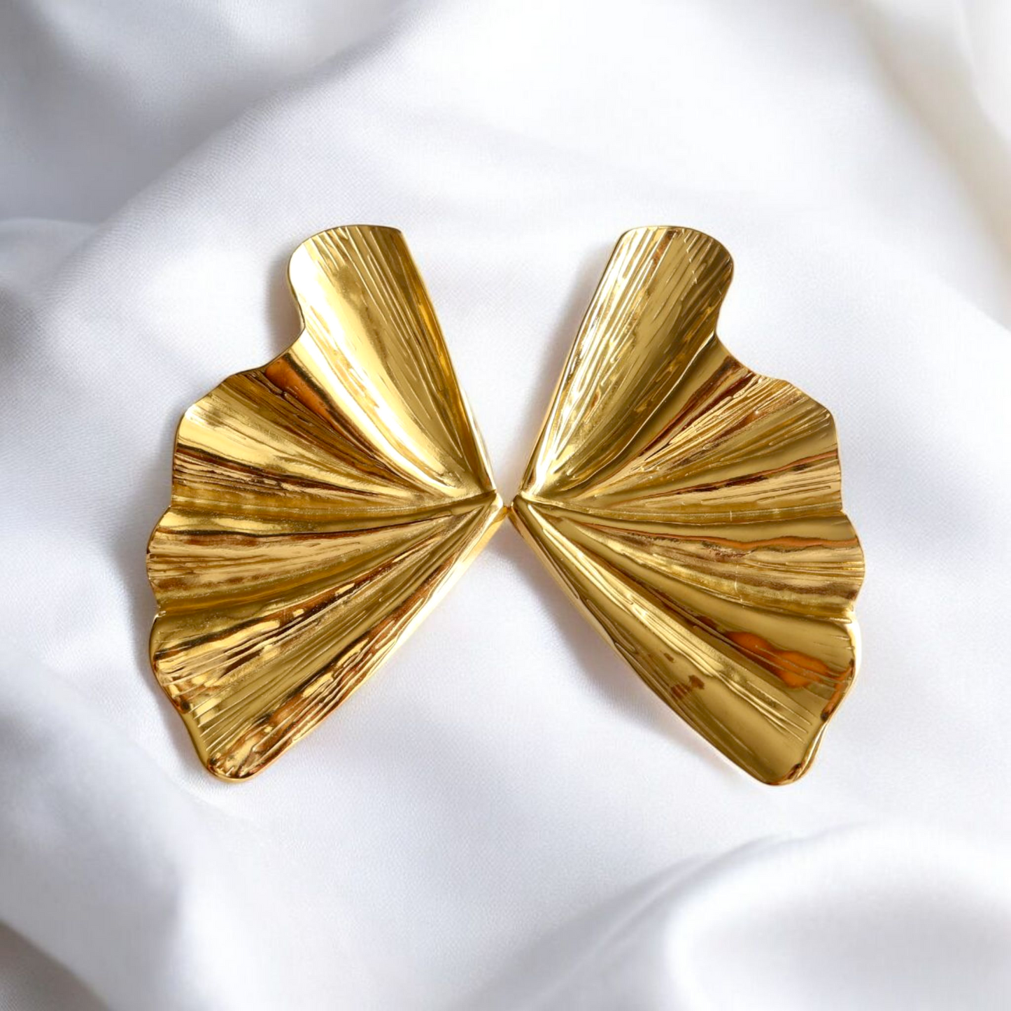 Glided seashell earrings | Waterproof stainless steel earrings for women | Shell earrings