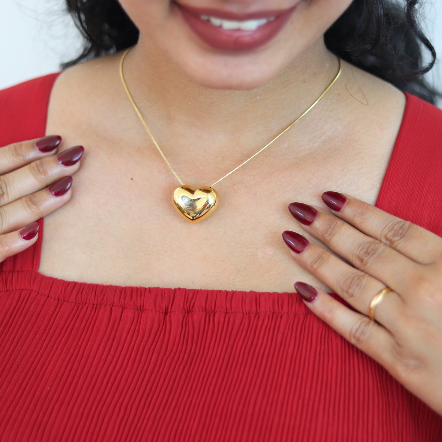 Heart of Gold Necklace | Waterproof stainless steel Necklace for Women