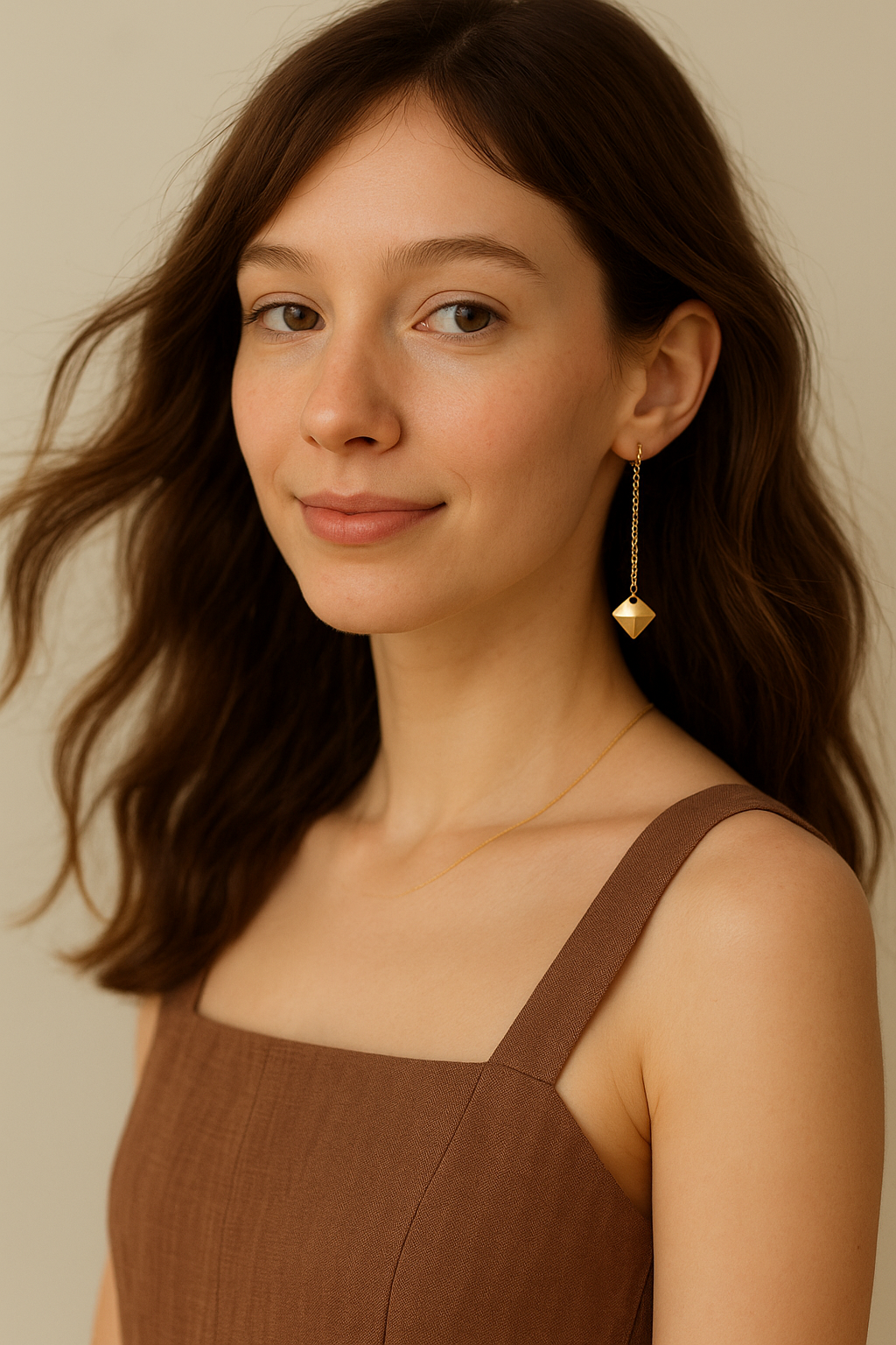 Lustrous Flow Drop Earrings | Waterproof drop earrings for women