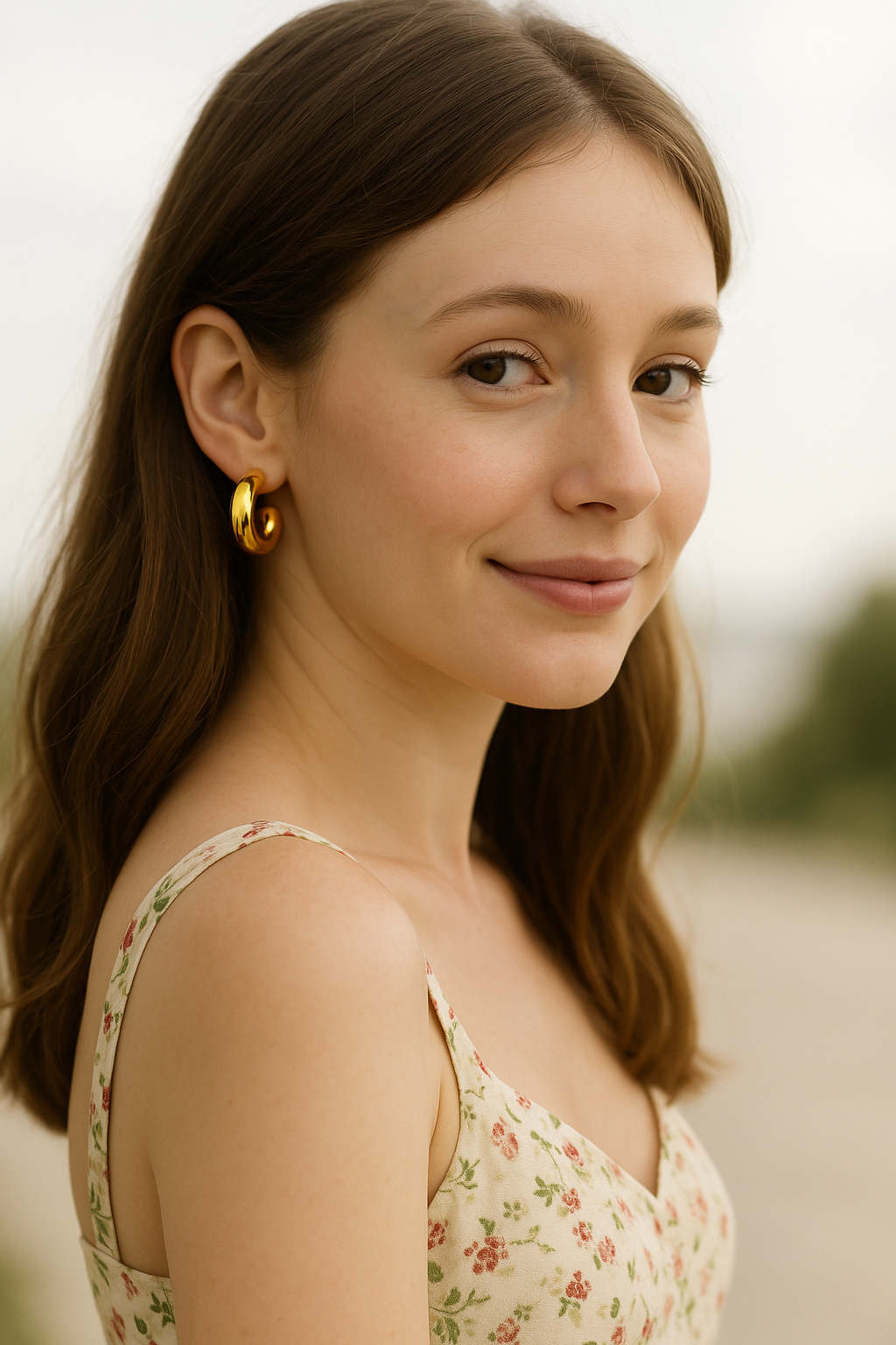 Opulent Arc Hoops | Hoop Earrings for women | Waterproof Jewellery