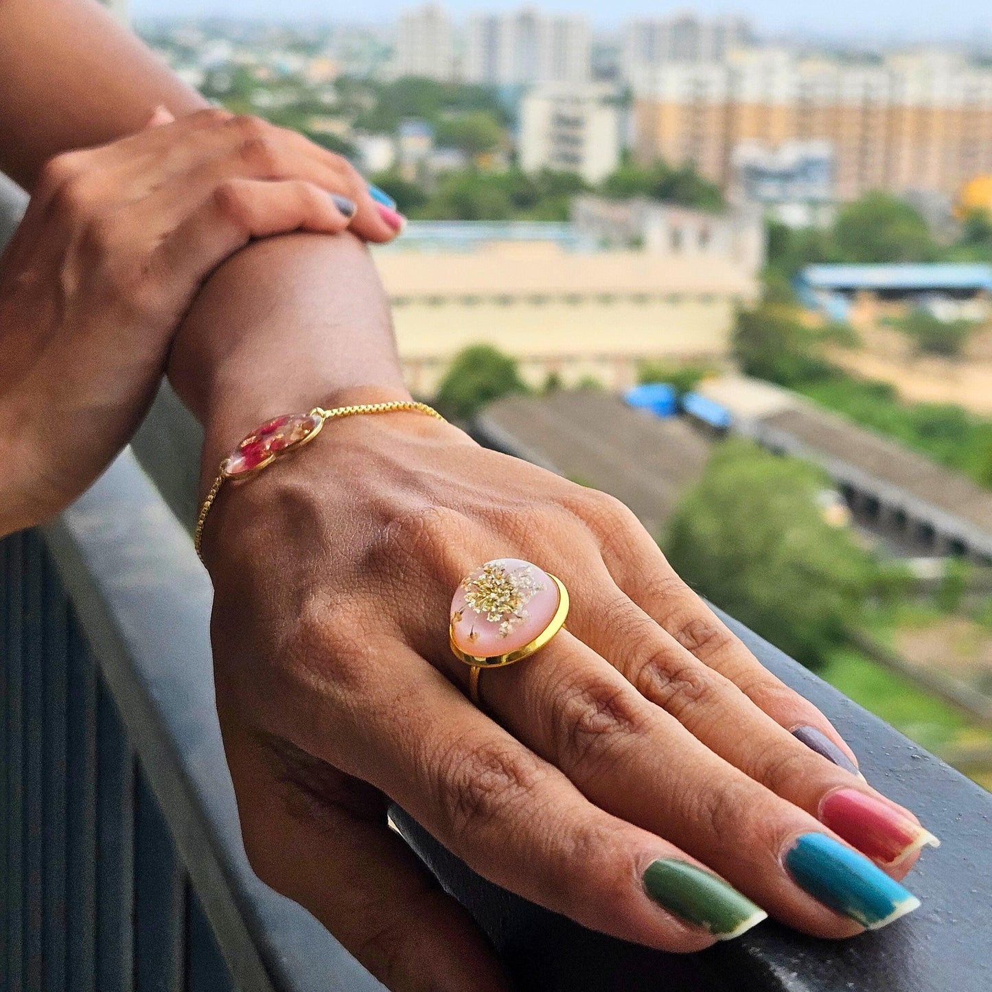 Rings for Women | Gift for women | Floral Ring | Real Flower Jewellery
