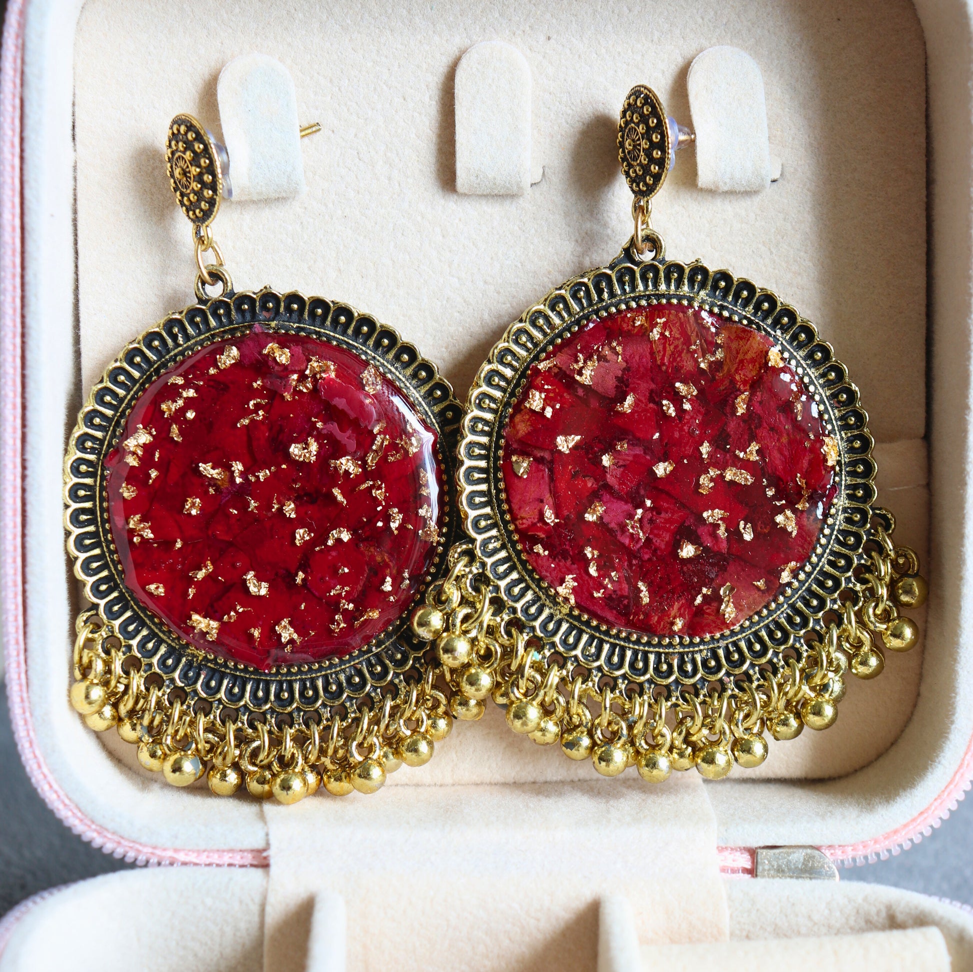 Rose Jhumka | Jhumka for women | Real flower jewellery