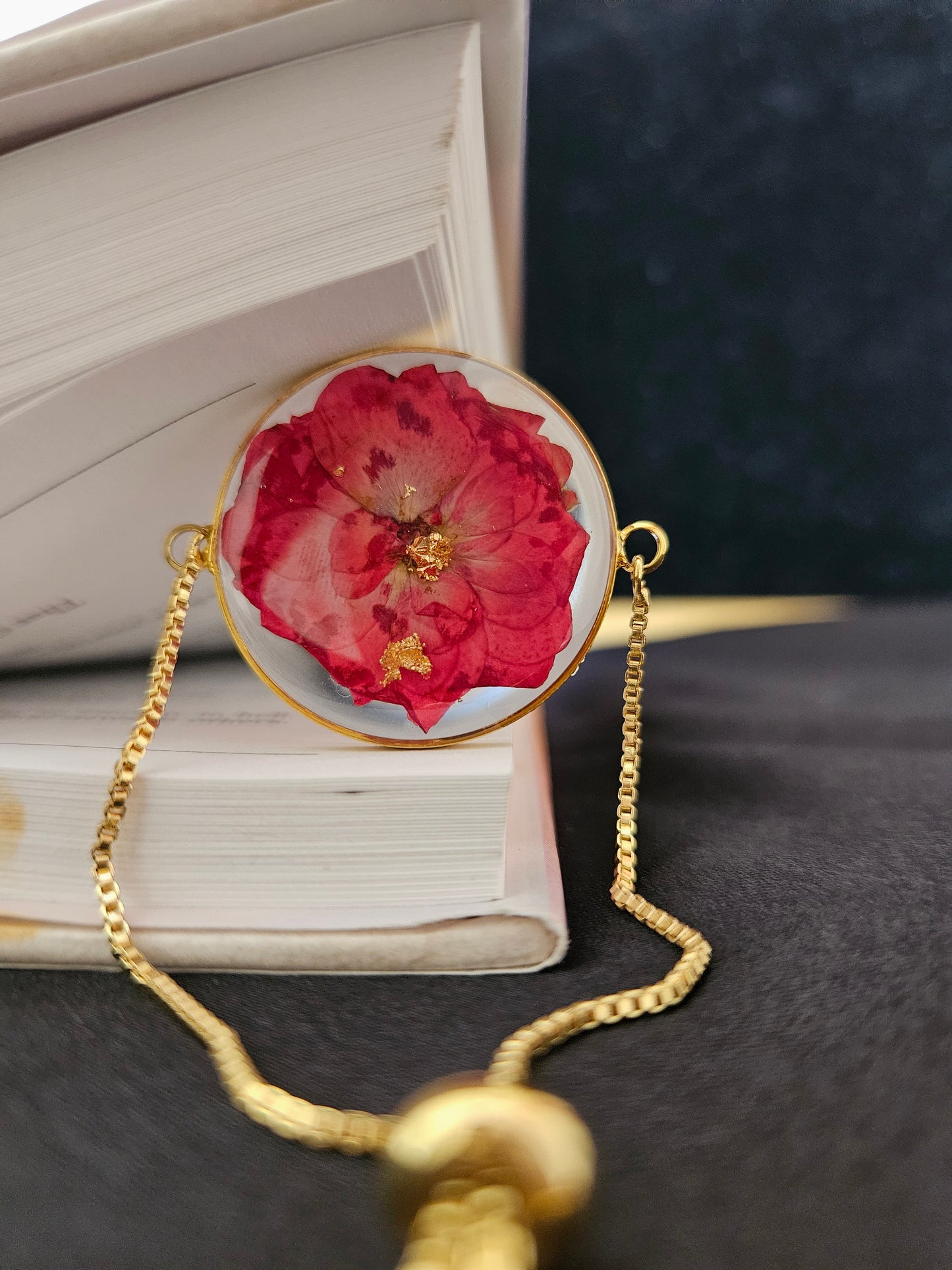 Rose Bracelet | Real Flower Jewellery | Real Rose Bracelet | Elnorah Jewellery