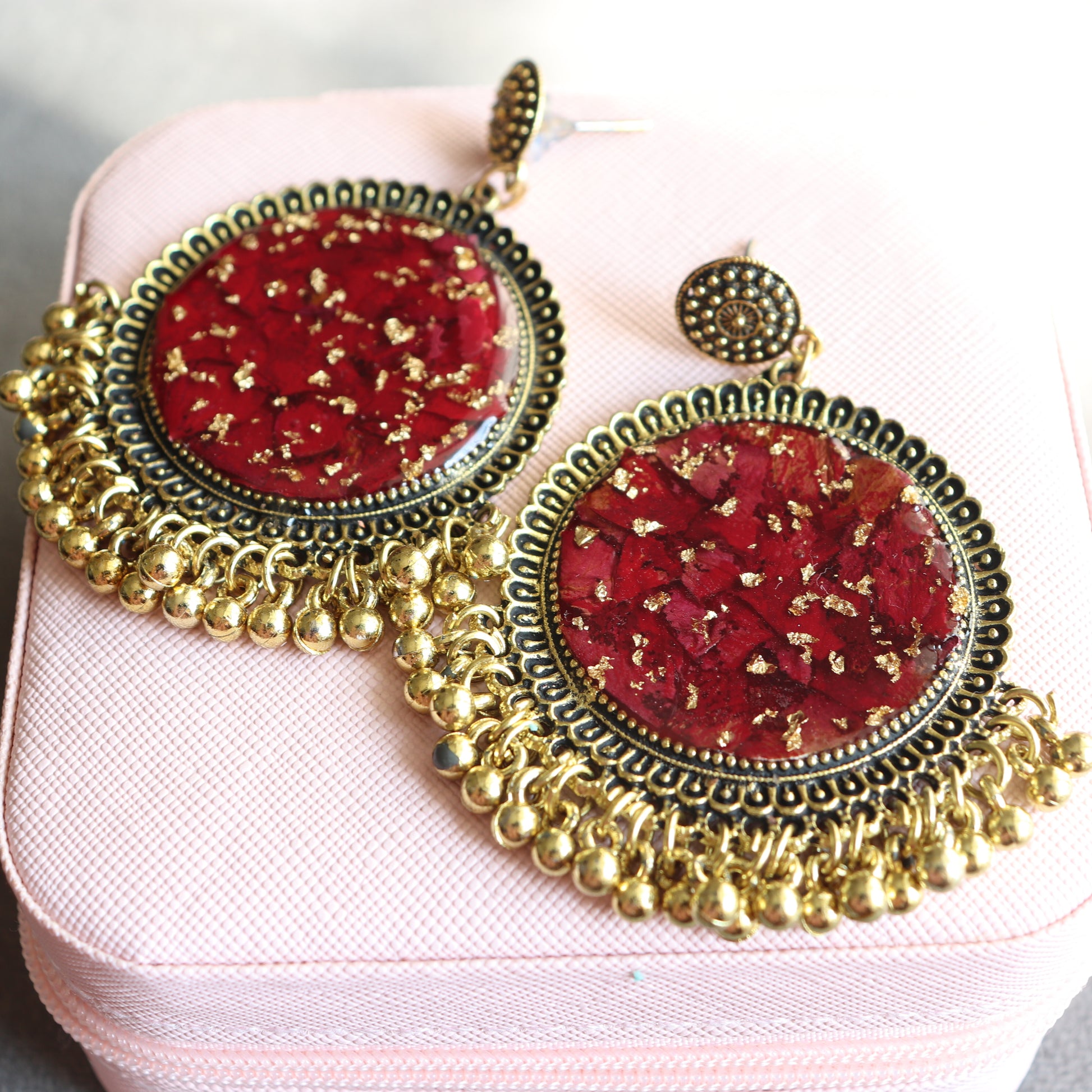 Rose Jhumka | Jhumka for women | Real flower jewellery