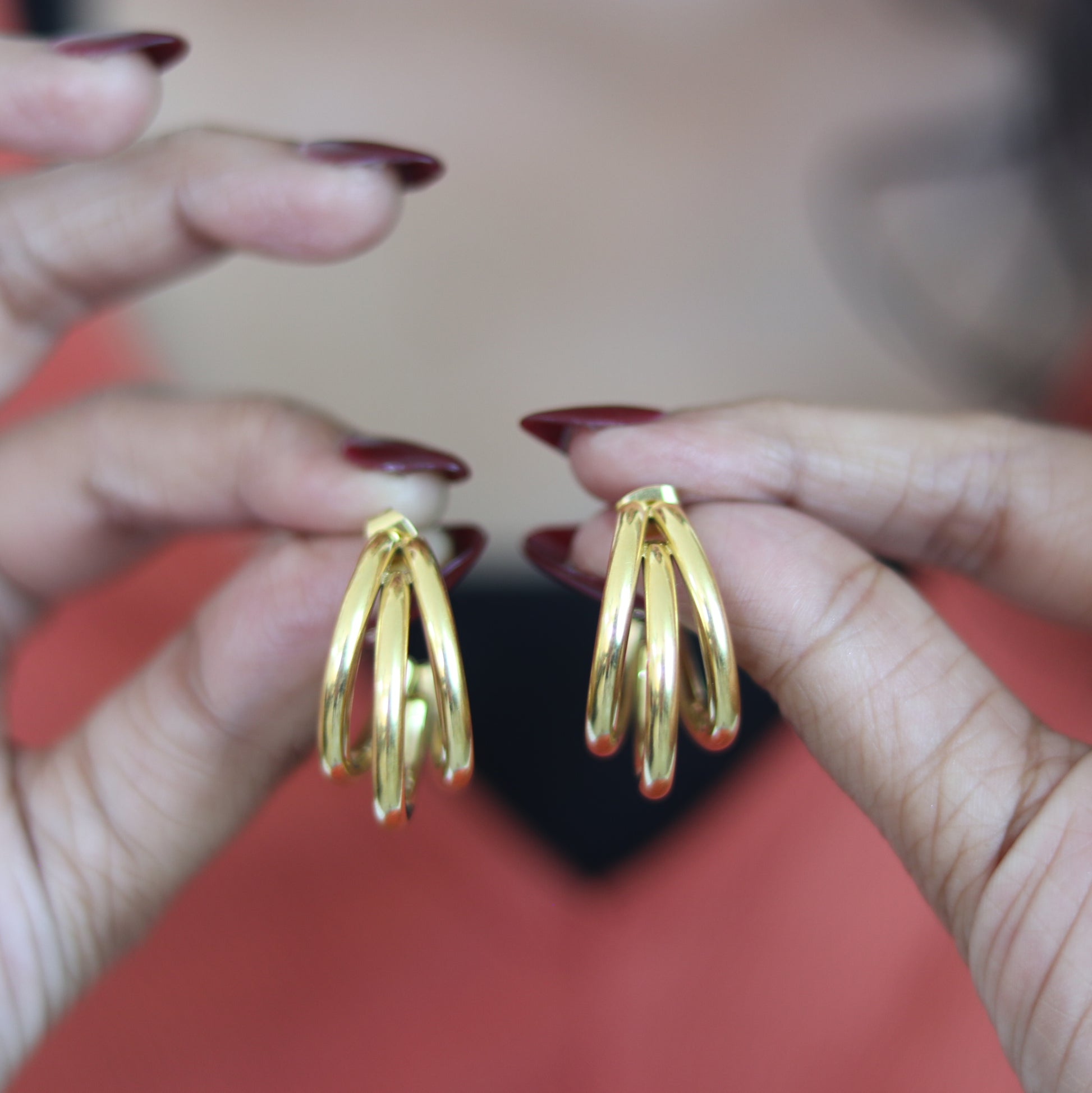 Twilight Twist Hoops | Waterproof fashion hoop earrings for women
