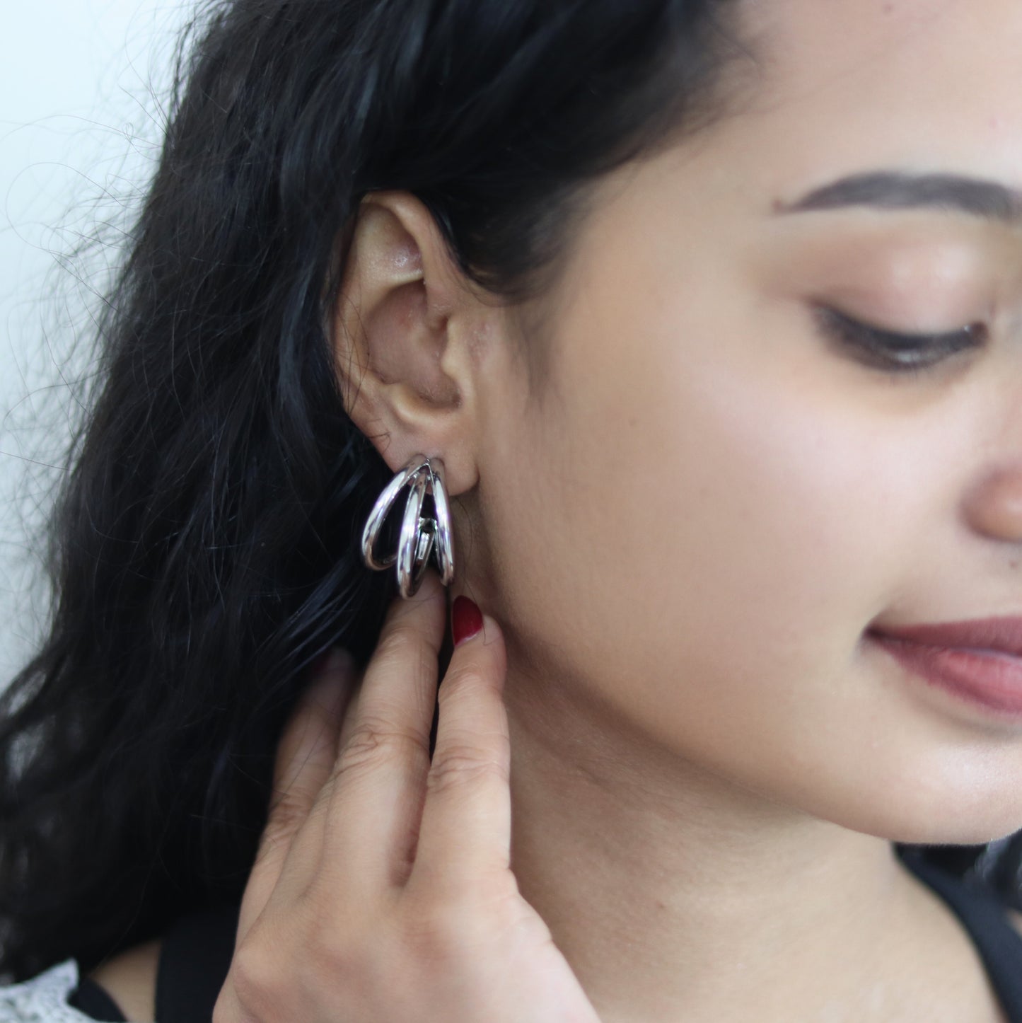 Twilight Twist Hoops | Waterproof fashion hoop earrings for women