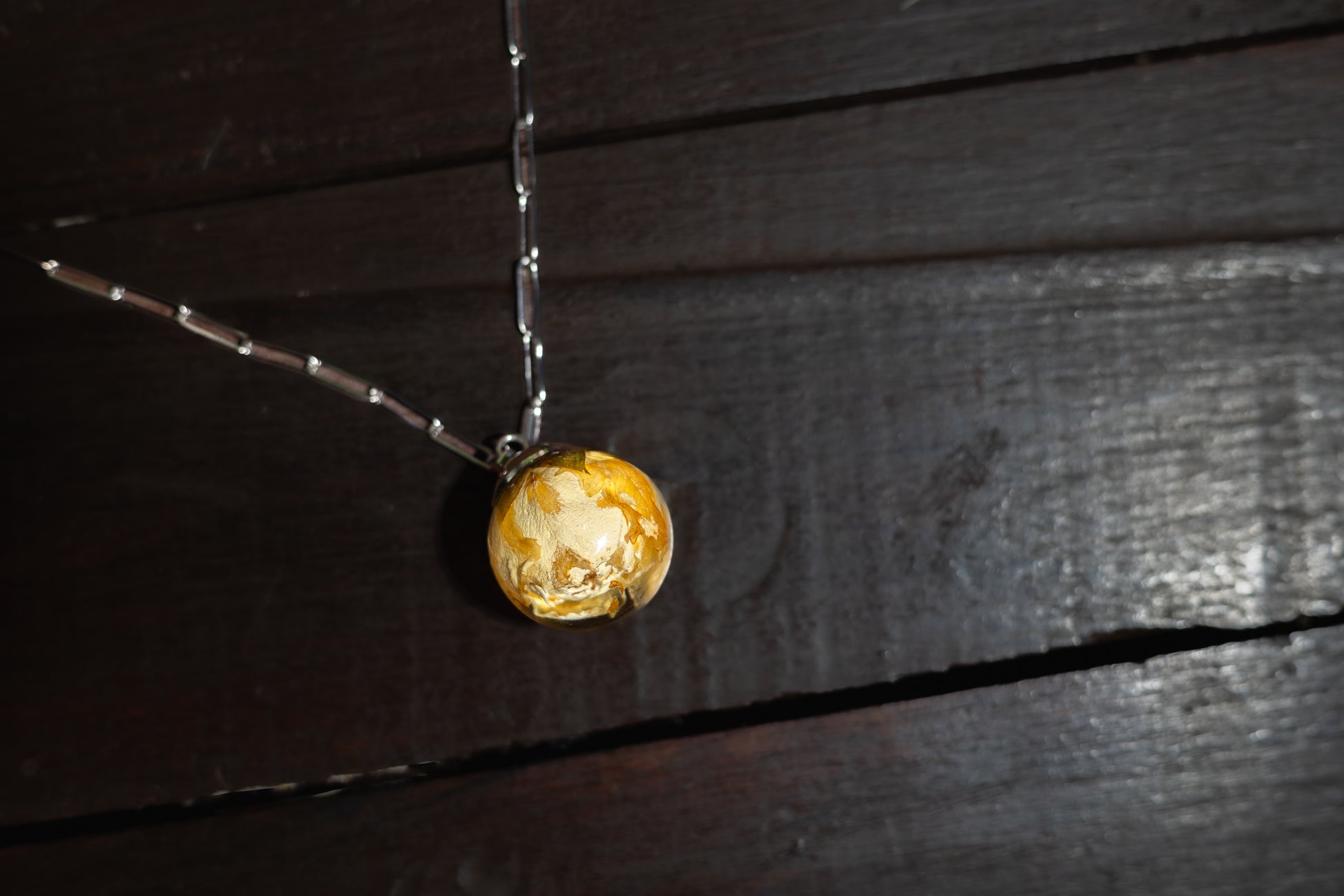 Yellow Rose necklace | Real Flower Jewellery | Real Rose Necklace | Elnorah Jewellery
