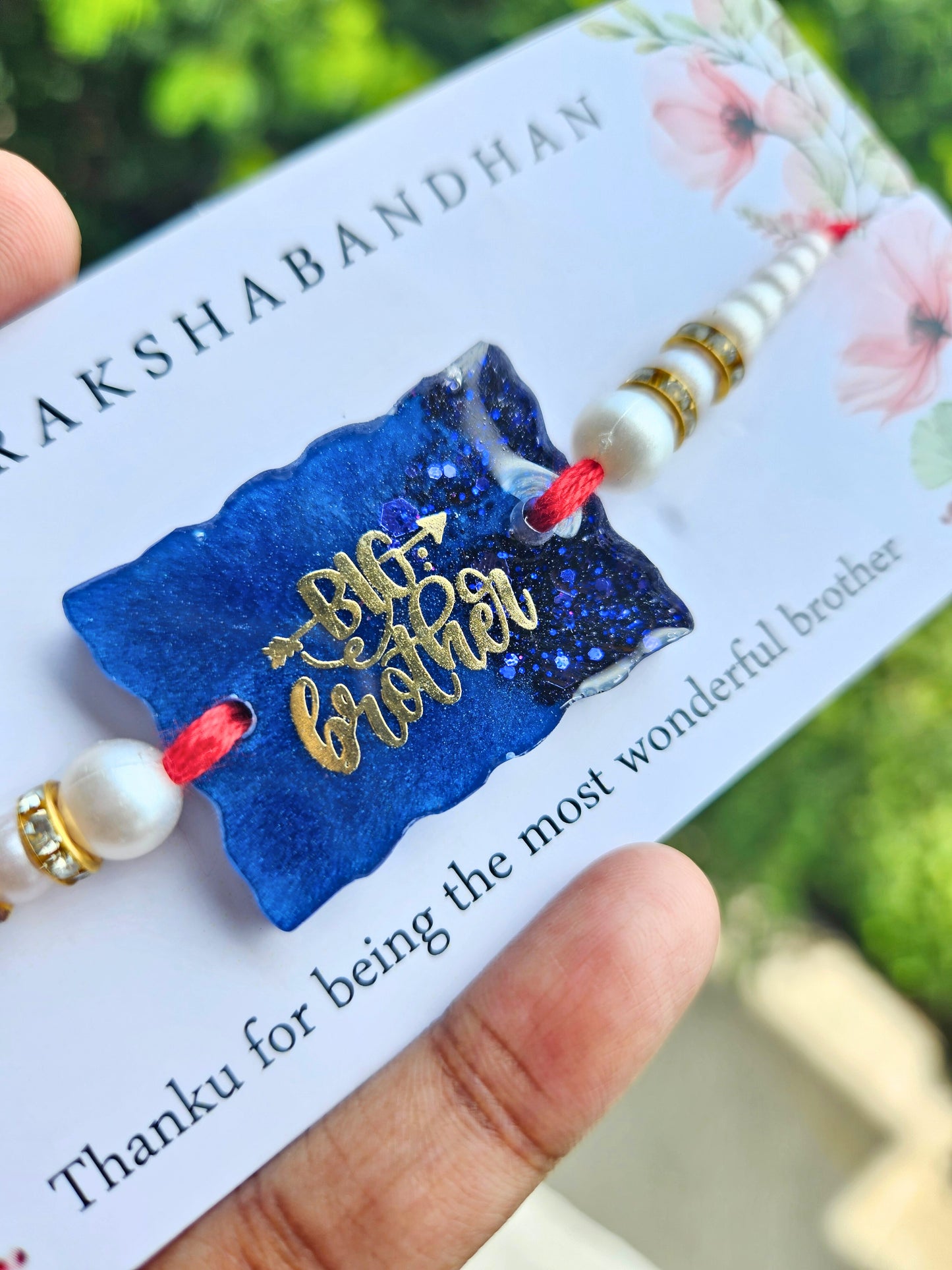 Midnight Blue Big Brother Rakhi