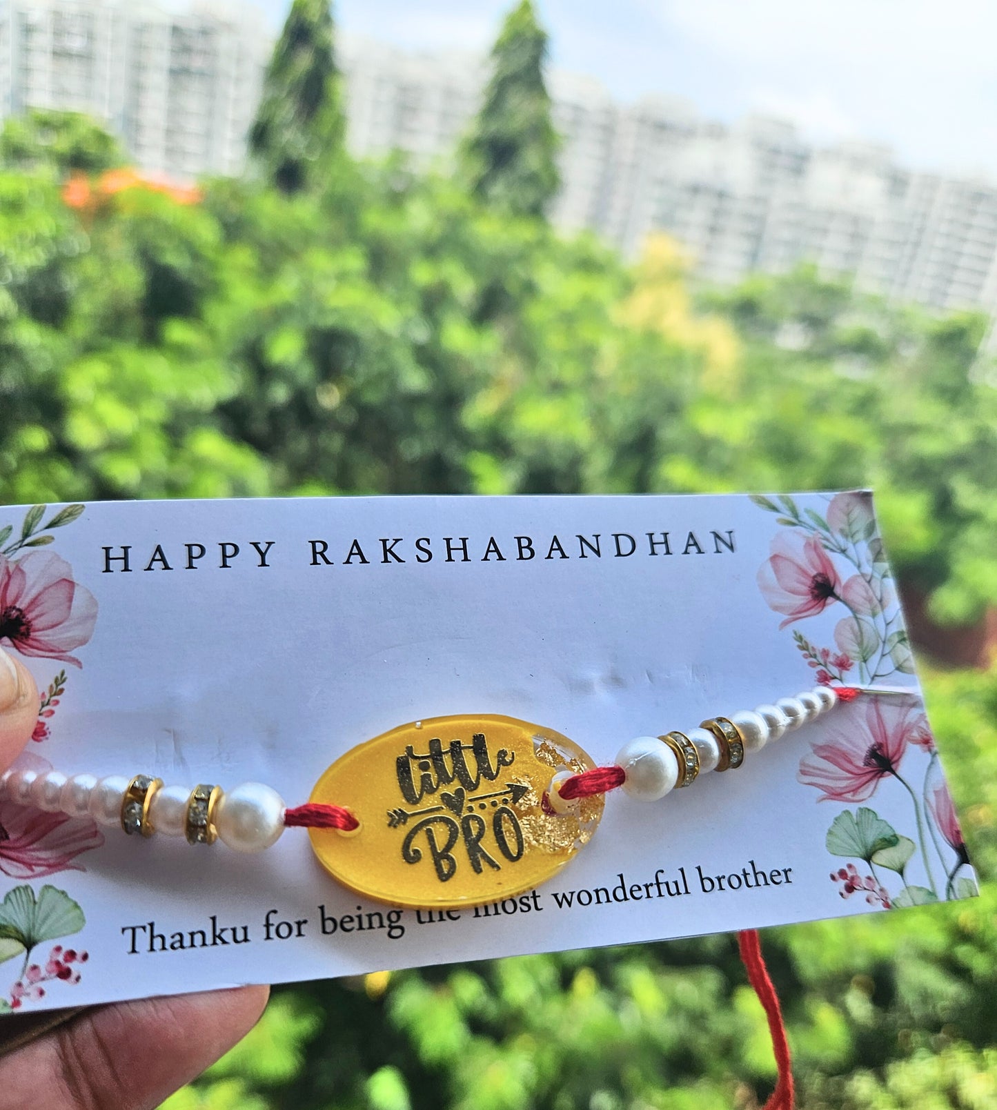 Radiant Yellow Little Bro Rakhi