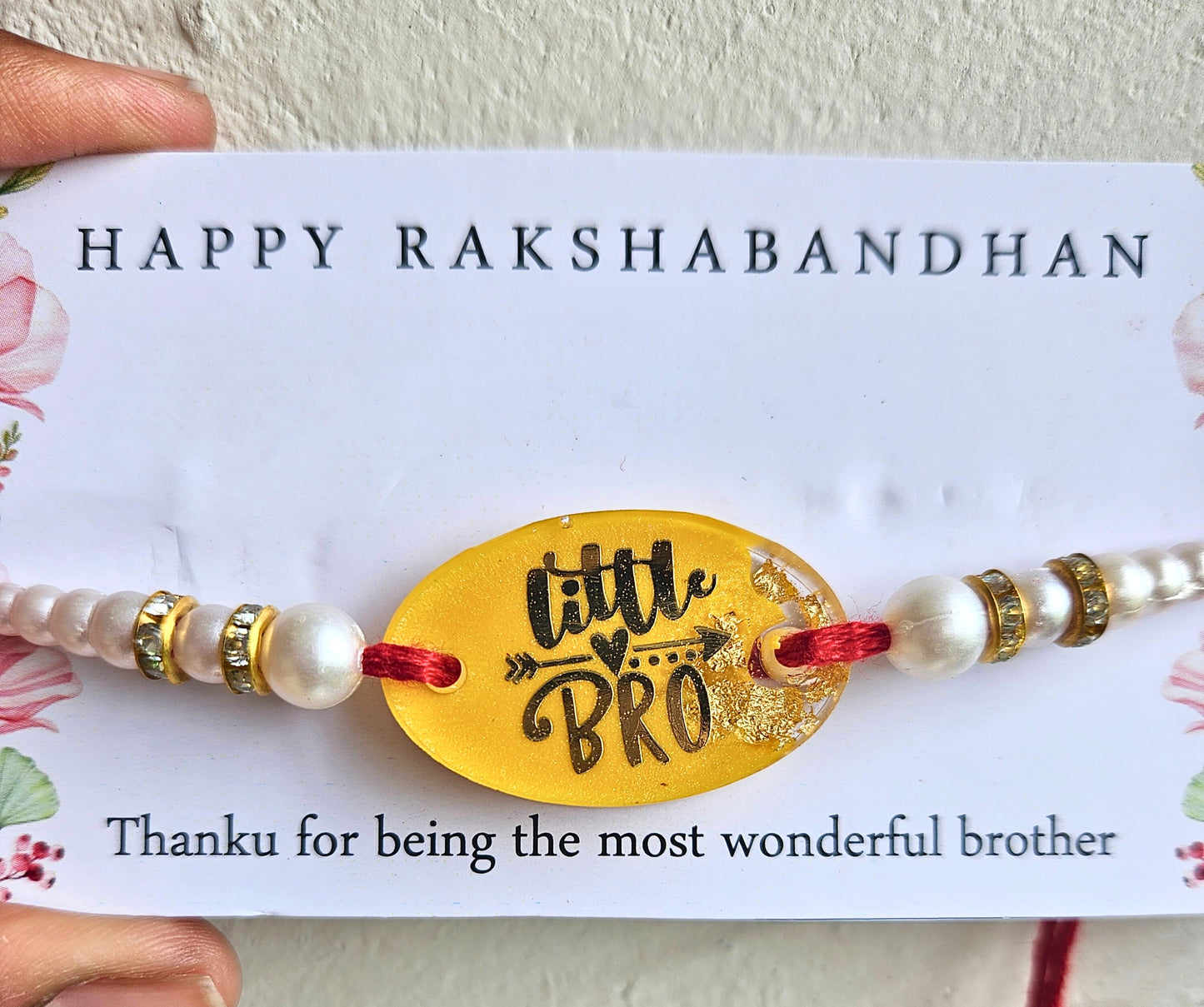 Radiant Yellow Little Bro Rakhi