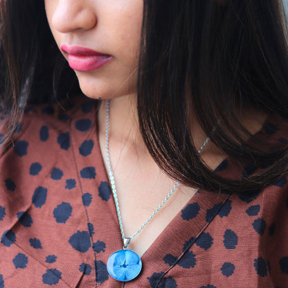 Blue Petal Harmony Necklace