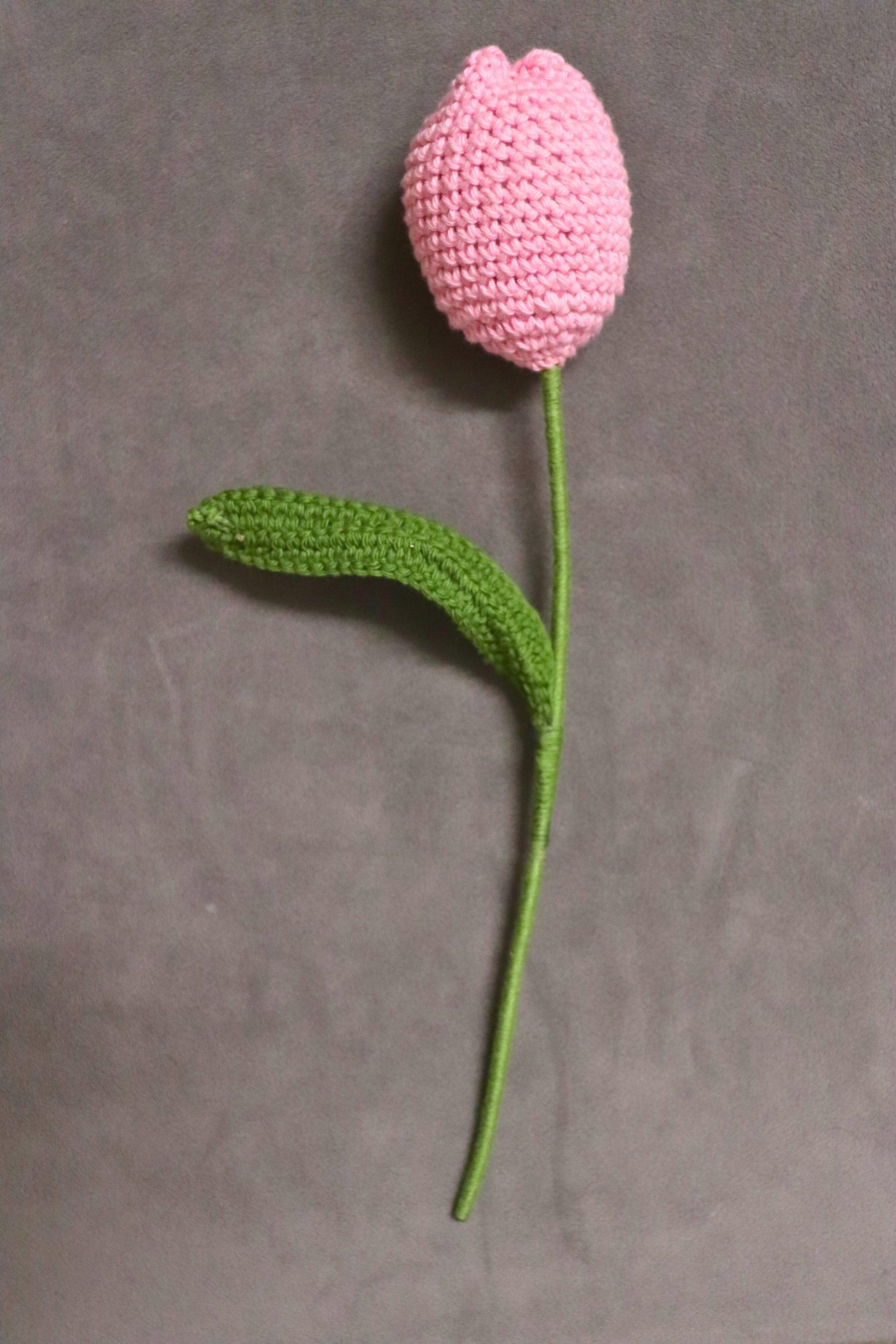 Blush Tulip Crochet Flower | Valentines day gift | Gift for women | Tulip | Tulip forever flower | Birthday anniversary gift