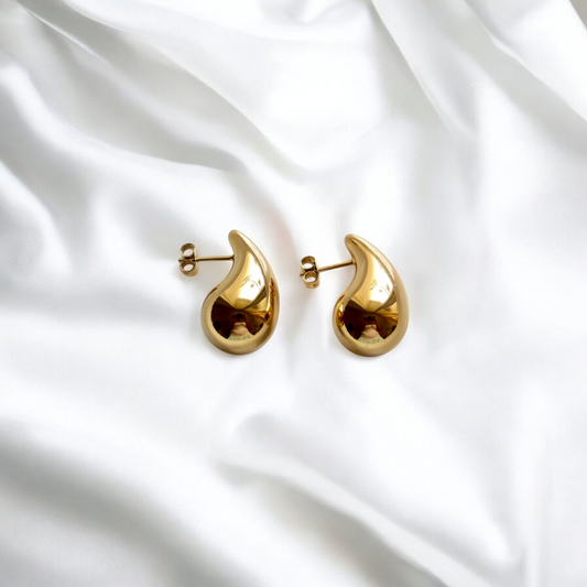 Celestial Curve Earrings | Waterproof Earrings for Women | Elnorah Jewellery