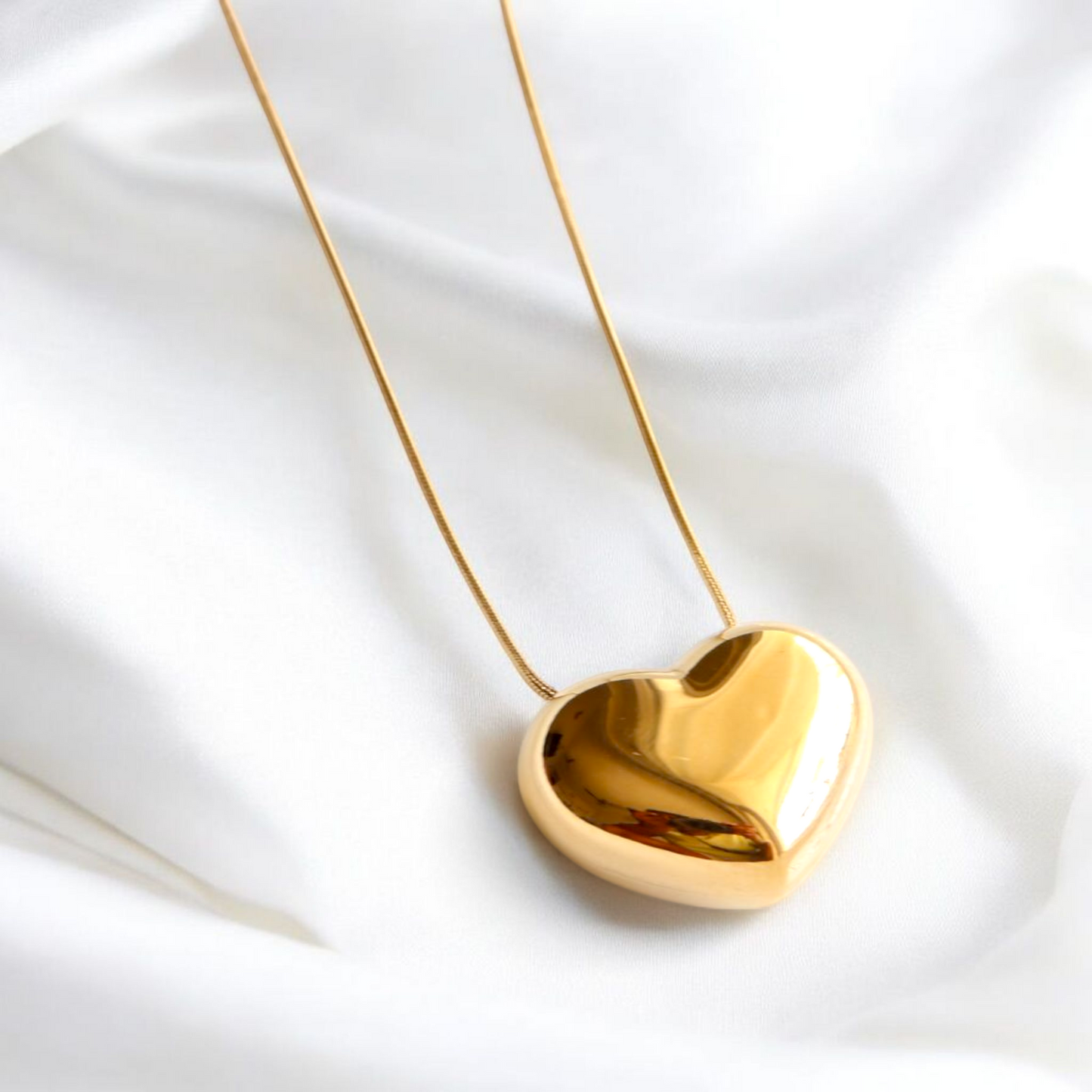 Heart of Gold Necklace | Waterproof stainless steel Necklace for Women