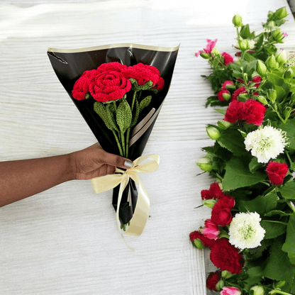 Scarlet Love Rose Bouquet | Valentines day gift | Gift for girlfriend | Forever rose bouquet