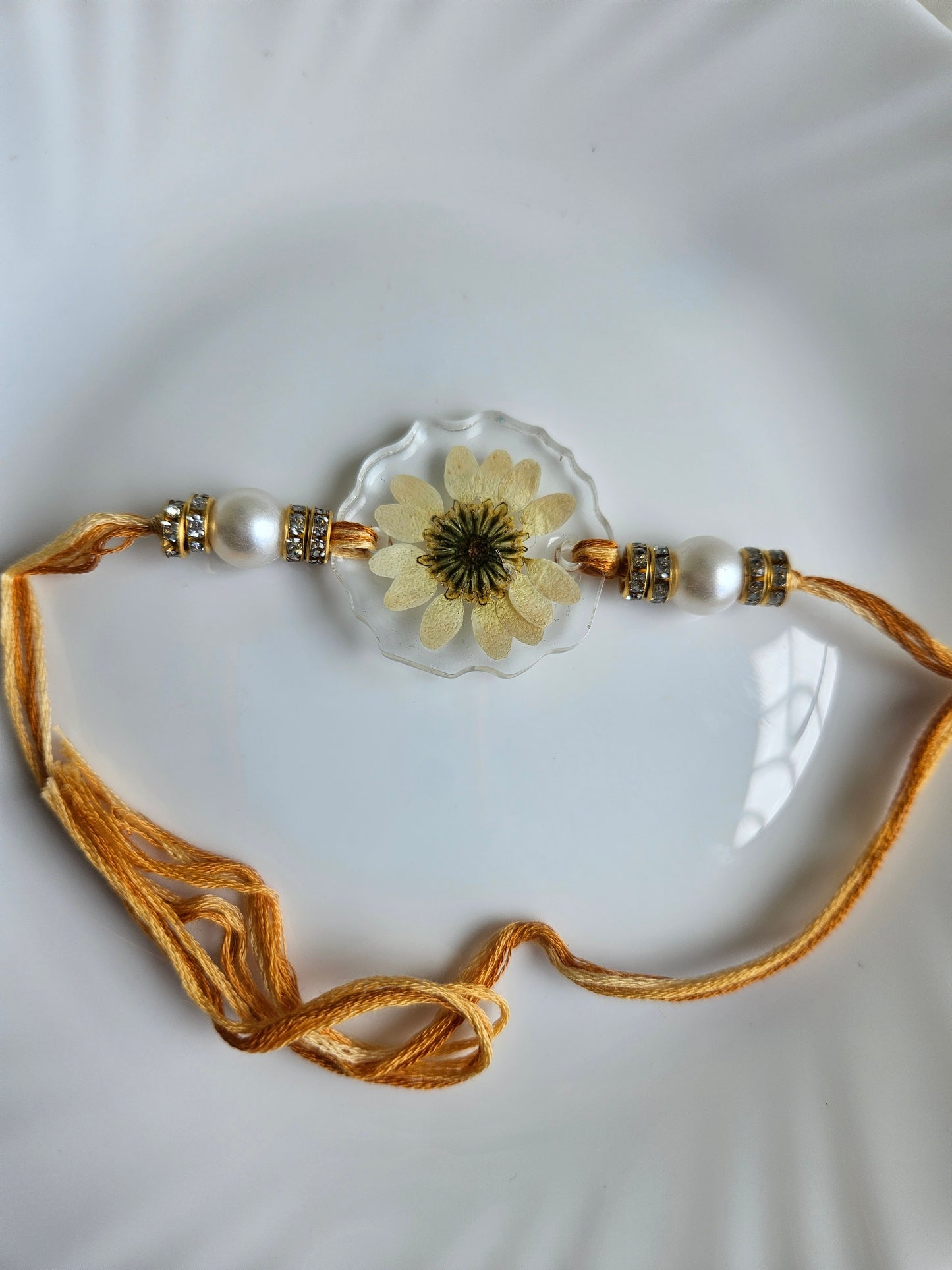 Soft Pink Bloom Rakhi