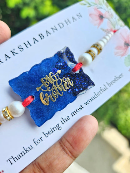 Midnight Blue Big Brother Rakhi