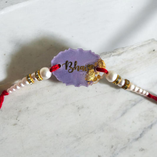 Pastel Lavender Bhai Rakhi